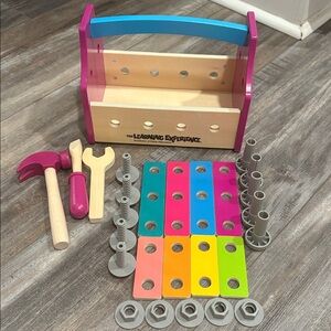 Learning Express Wooden Tool Box